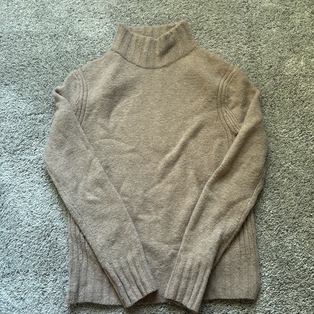 Mock turtle neck sweater